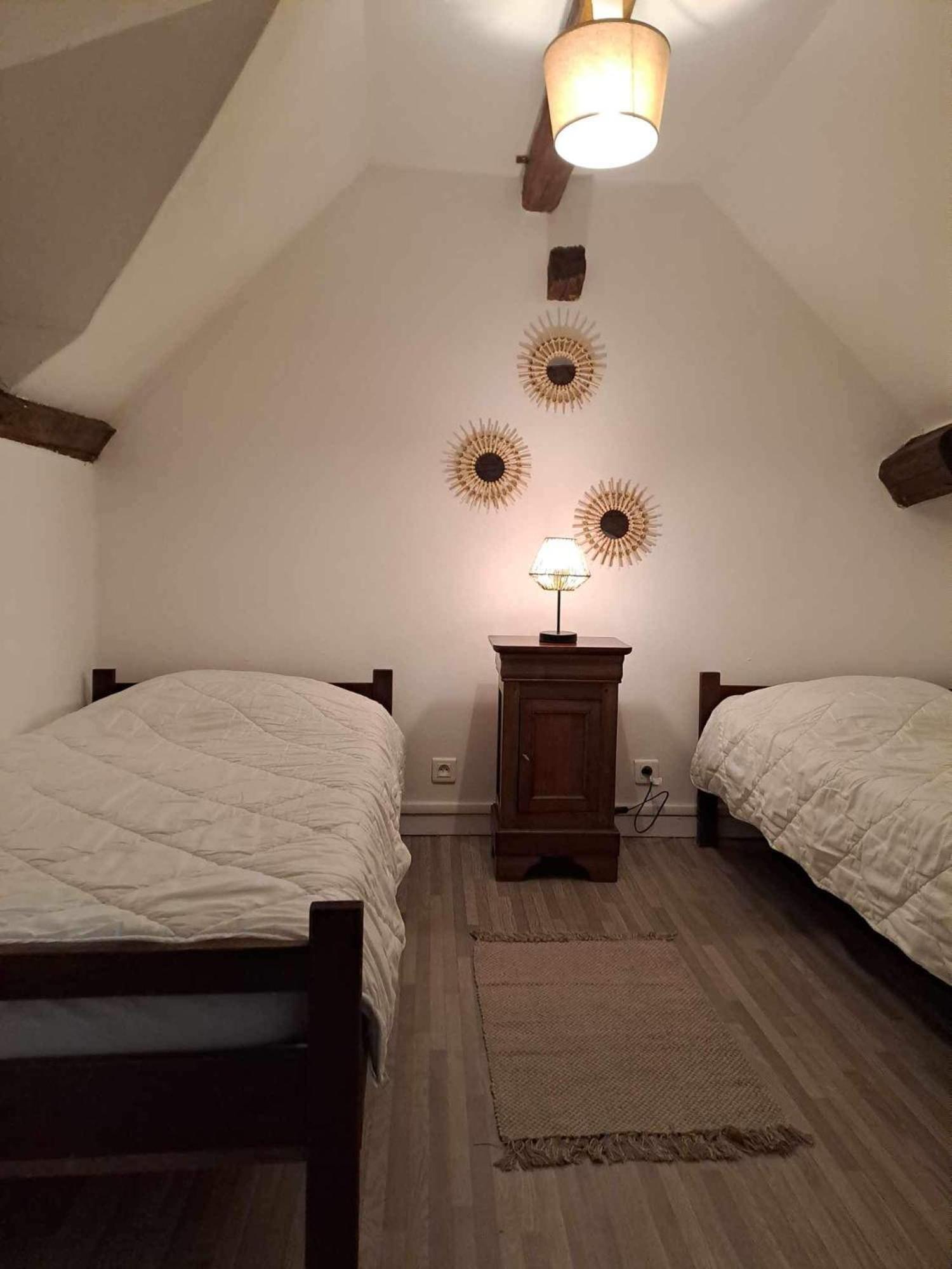 Les Chaumieres Du Chene Hotel Pouillé Eksteriør billede